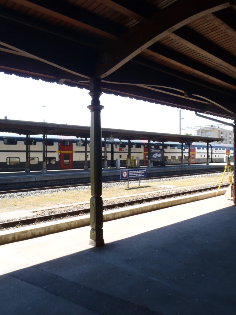 SBB, Bahnhof Gossau SG, Substanzerhaltung Perron Gleis 1
