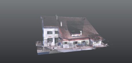 Bauernhaus Rudolfingen, 3D-Laserscan